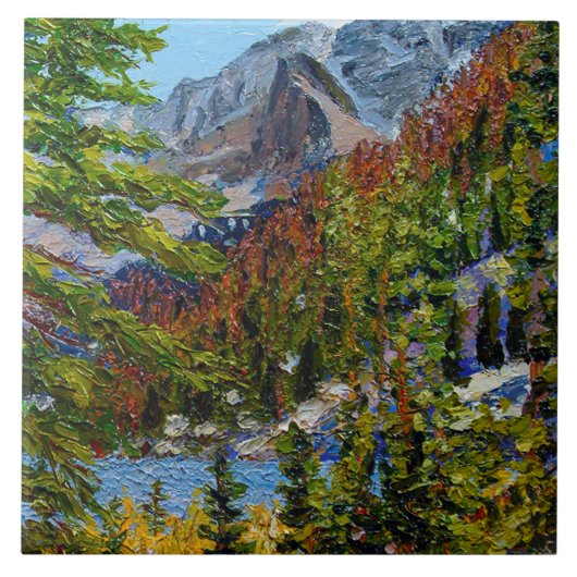 Schöner Seeblick Fliese (Vorderseite)