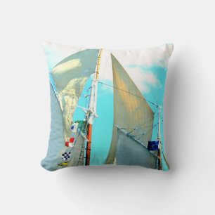 Schoner segelt Kopfkissen Kissen