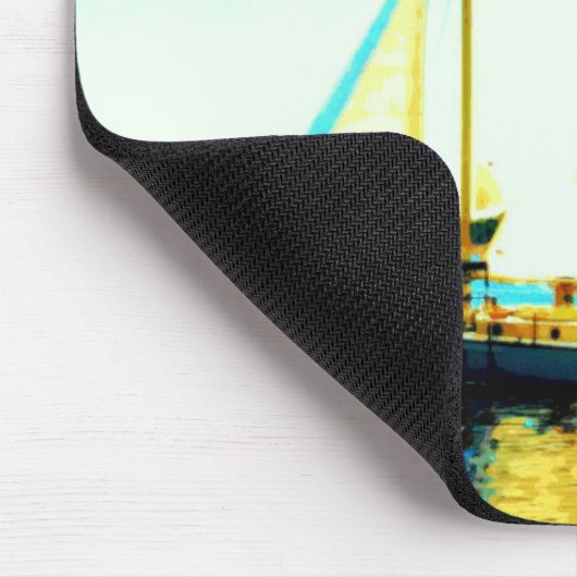 Schoner segelt Mousepad (Ecke)