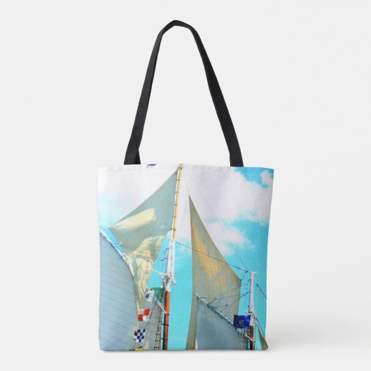 Schoner segelt tasche (Rückseite)