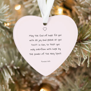 Schöner Segen Bibel Verse Weihnachtsgeschenk Ornament