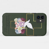 Schöner Segen Dunkelgrünes Gehäuse Case-Mate iPhone Hülle (Rückseite (Horizontal))