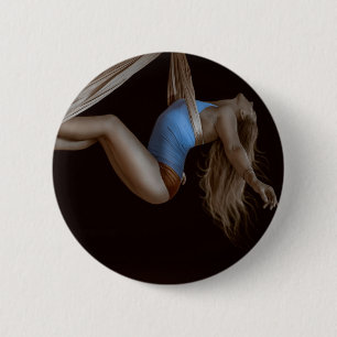 Schöner Seidenholzperformer Button