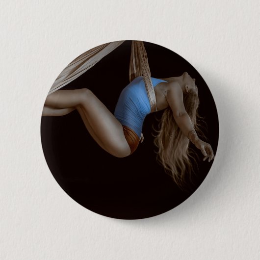Schöner Seidenholzperformer Button (Vorderseite)