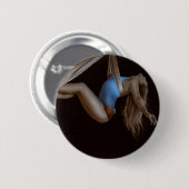 Schöner Seidenholzperformer Button (Vorne & Hinten)