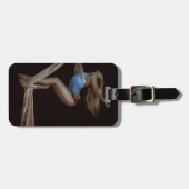 Schöner Seidenholzperformer Gepäckanhänger (Vorderseite horizontal)