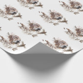 Schöner Setter, Kunst Geschenkpapier (Ecke)