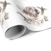 Schöner Setter, Kunst Geschenkpapier (Rolleneckpunkt)