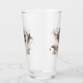 Schöner Setter, Kunst Glas (Links)