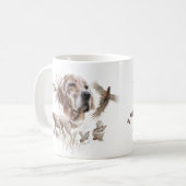 Schöner Setter, Kunst Kaffeetasse (Vorderseite Links)