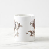 Schöner Setter, Kunst Kaffeetasse (Mittel)