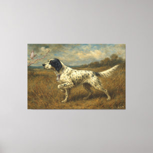 Schöner Setter, Kunst Leinwanddruck