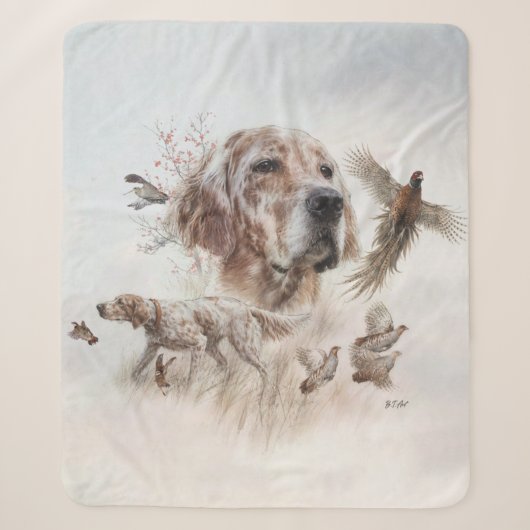Schöner Setter, Kunst Sherpadecke (Vorderseite)
