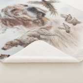 Schöner Setter, Kunst Sherpadecke (3/4)