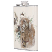 Schöner Setter mit Fasanen, Kunst Flachmann (Links)