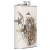 Schöner Setter mit Fasanen, Kunst Flachmann (Rechts)