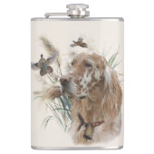 Schöner Setter mit Fasanen, Kunst Flachmann (Vorderseite)