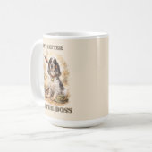 Schöner Setter mit Fasanen, Kunst Kaffeetasse (Vorderseite Links)