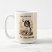Schöner Setter mit Fasanen, Kunst Kaffeetasse (Links)