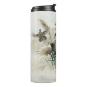 Schöner Setter mit Fasanen, Kunst Thermosbecher (Nach links gedreht)