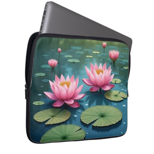 Schöner Siam Lotus Laptop-Sieb 30 cm Laptopschutzhülle (Vorne Rechts)