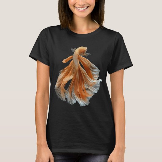Schöner Siamesischer Kampffisch T-Shirt (Vorderseite)