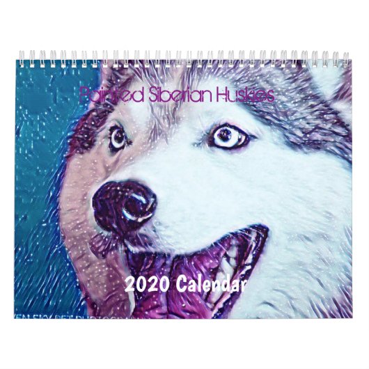Schöner Sibirien Husky 2020 Mauer Kalender (Titelbild)