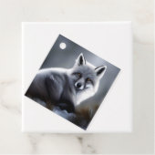 Schöner Silberfuchs Geschenkanhänger (Beispiel)