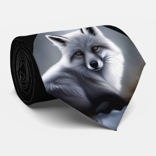 Schöner Silberfuchs Krawatte