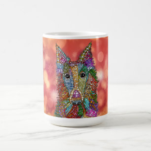Schöner Silken Windhound Hund Kaffeetasse