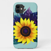 Schöner Single Open Sunflower Case-Mate iPhone Hülle (Rückseite)