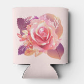 Schöner Single Pink Rose Dosenkühler (Rückseite)