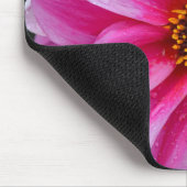 Schöner Single Rosa Dahlia Blume Mousepad (Ecke)