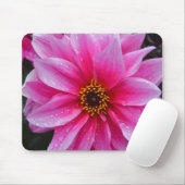 Schöner Single Rosa Dahlia Blume Mousepad (Mit Mouse)