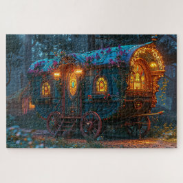 Schöner Sinti und Roma Wagon Puzzle