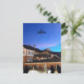 Schöner Sky Sibiu Feiertagspostkarte (Stehend Vorderseite)