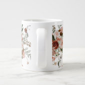 Schöner Sommer Floral Bouquet Jumbo-Tasse (Rückseite)