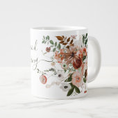 Schöner Sommer Floral Bouquet Jumbo-Tasse (Vorderseite Rechts)