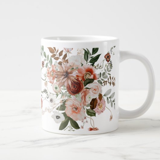 Schöner Sommer Floral Bouquet Jumbo-Tasse (Rechts)