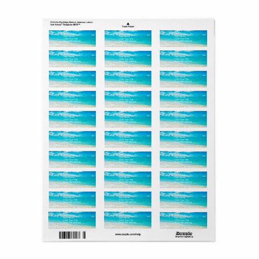 Schöner Sommer-Strand (Vorne)