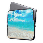 Schöner Sommer-Strand Laptopschutzhülle (Vorderseite Links)