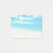 Schöner Sommer-Strand Post-it Klebezettel (Vorderseite)