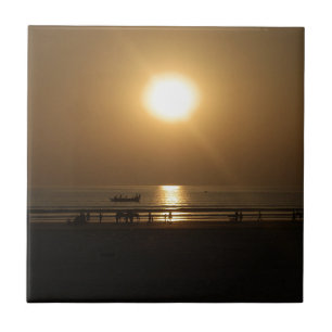 Schöner Sommerabend Fliese