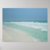 Schöner Sommertag am Strand Poster (Vorne)