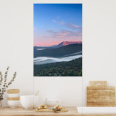 Schöner Sonnenaufgang Blick auf Nanos von Šilentab Poster (Küche)