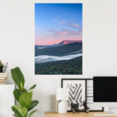 Schöner Sonnenaufgang Blick auf Nanos von Šilentab Poster (Heimbüro)