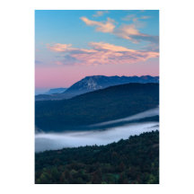 Schöner Sonnenaufgang Blick auf Nanos von Šilentab