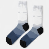Schöner Sonnenaufgang Socken (Linkes Detail)