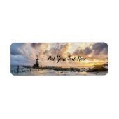 Schöner Sonnenaufgang über Strand - Nusa Penida Ba (Vorne)