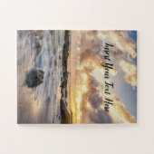 Schöner Sonnenaufgang über Strand - Nusa Penida Ba Puzzle (Horizontal)